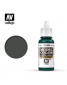 VALLEJO MODEL COLOR ACRYLIC PAINT - 099 - German Camouflage Extra Dark Green  (17ml)