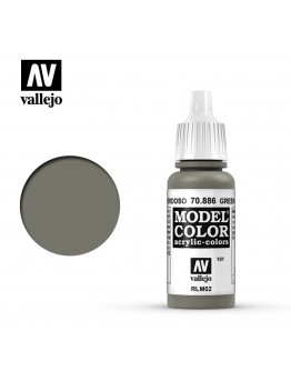 VALLEJO MODEL COLOR ACRYLIC PAINT - 101 - Green Gray (17ml)