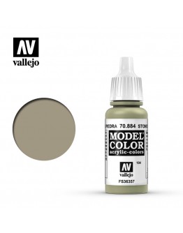 VALLEJO MODEL COLOR ACRYLIC PAINT - 104 - Stone Gray (17ml)