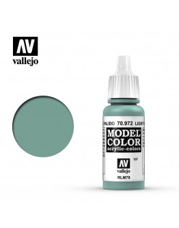 VALLEJO MODEL COLOR ACRYLIC PAINT - 107 - Light Green Blue (17ml)