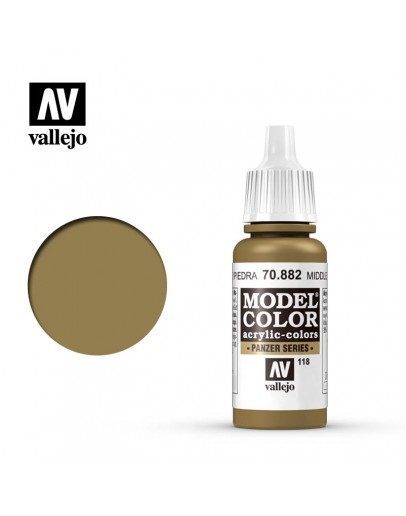 VALLEJO MODEL COLOR ACRYLIC PAINT - 118 - Middle stone (17ml)