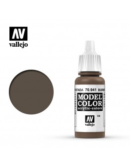 VALLEJO MODEL COLOR ACRYLIC PAINT - 148 - Burnt Umber (17ml)