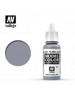 VALLEJO MODEL COLOR ACRYLIC PAINT - 155 - Light Grey (17ml)