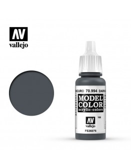 VALLEJO MODEL COLOR ACRYLIC PAINT - 166 - Dark Grey (17ml)