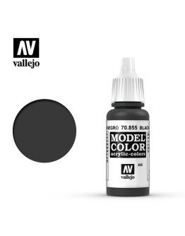 VALLEJO MODEL COLOR ACRYLIC PAINT - 205 - Black Glaze (17ml)