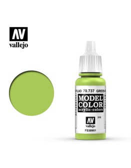 VALLEJO MODEL COLOR ACRYLIC PAINT - 210 - Green Fluorescent (17ml)