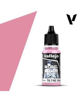VALLEJO MODEL COLOR ACRYLIC PAINT - 042 - Light Pink (18ml)
