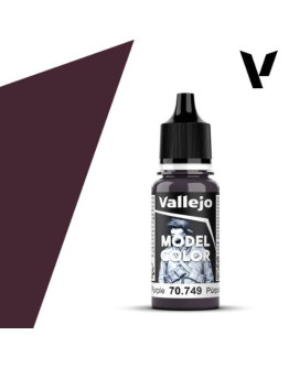 VALLEJO MODEL COLOR ACRYLIC PAINT - 049 - Dark Purple (18ml)