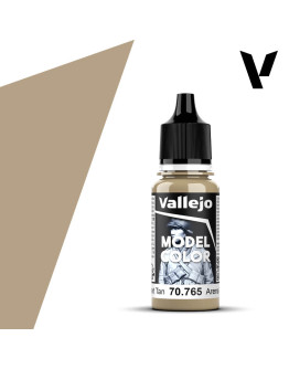 VALLEJO MODEL COLOR ACRYLIC PAINT - 140 - Desert Tan (18ml)