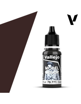 VALLEJO MODEL COLOR ACRYLIC PAINT - 156 - Dark Rust (18ml)