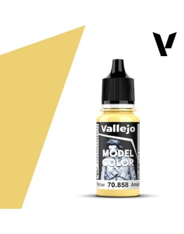 VALLEJO MODEL COLOR ACRYLIC PAINT - 023 - Ice Yellow (18ml)