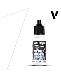 VALLEJO MODEL COLOR ACRYLIC PAINT - 001 - White (18ml)