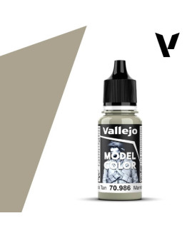 VALLEJO MODEL COLOR ACRYLIC PAINT - 110 - Deck Tan (18ml)