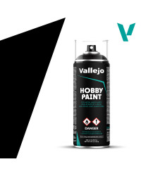 VALLEJO ACRYLIC AEROSOL HOBBY PAINT - 28012 - Surface Primer - Black