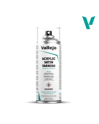 VALLEJO ACRYLIC AEROSOL HOBBY PAINT - 28532 - Satin Varnish