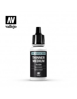 VALLEJO AUXILIARY PRODUCTS - 70.524 - THINNER MEDIUM - 17ML