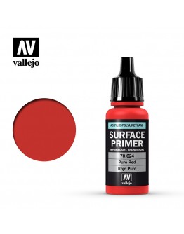 VALLEJO AUXILIARY PRODUCTS - 70.624 - SURFACE PRIMER - PURE RED - 17ML