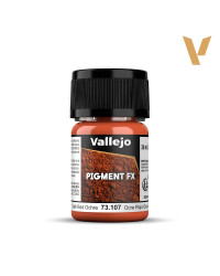 VALLEJO AUXILIARY PRODUCTS - PIGMENT FX - 73.107 - DARK RED OCHRE (30ML)