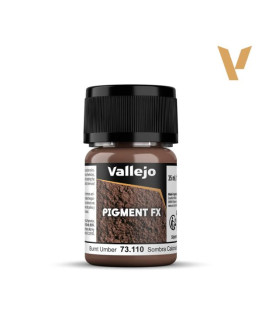 VALLEJO AUXILIARY PRODUCTS - PIGMENT FX - 73.110 - BURNT UMBER (30ML)