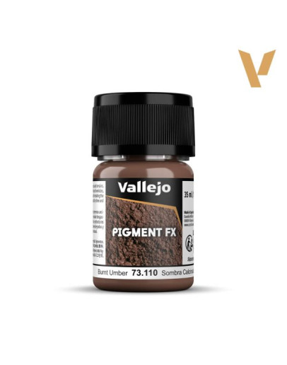 VALLEJO AUXILIARY PRODUCTS - PIGMENT FX - 73.110 - BURNT UMBER (30ML)