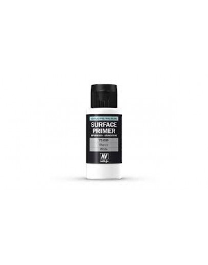 VALLEJO AUXILIARY PRODUCTS - 73.600 - SURFACE PRIMER - WHITE - 60ML