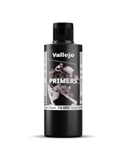 VALLEJO 73660 SURFACE PRIMER - GLOSS BLACK AV73660
