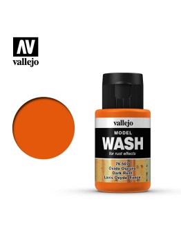VALLEJO MODEL WASH - 76.507 - DARK RUST - 35ML