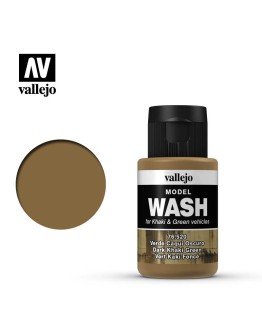 VALLEJO MODEL WASH - 76.520 - DARK KHAKI GREEN - 35ML