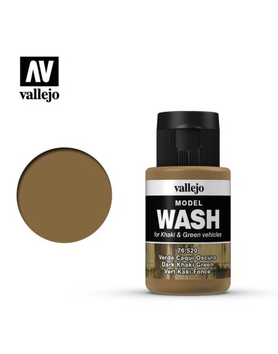 VALLEJO MODEL WASH - 76.520 - DARK KHAKI GREEN - 35ML