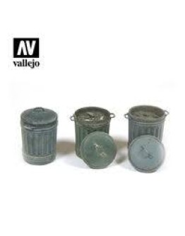 VALLEJO  1/35 PLASTIC MODEL 213 - GARBAGE BINS AVSC213