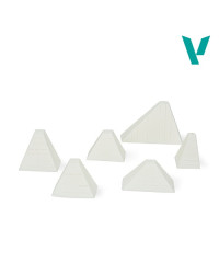 VALLEJO 1/35 DIORAMA SCENERY ITEMS - SC219 - HOCKERHINDERNIS (ANTI-TANK BARRIERS)