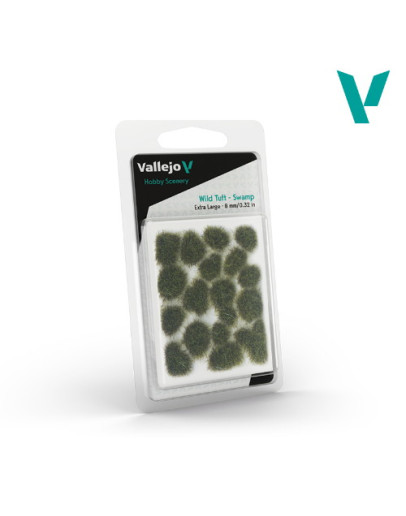 VALLEJO DIORAMA SCENERY - SC422 - WILD TUFT - SWAMP - EXTRA LARGE - 8mm 
