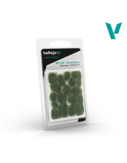 VALLEJO DIORAMA SCENERY - SC427 - WILD TUFT - STRONG GREEN - EXTRA LARGE - 12mm