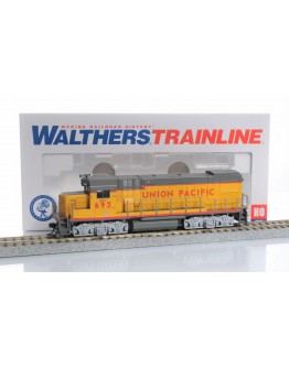 WALTHERS TRAINLINE HO LOCOMOTIVE  9312505 - EMD GP15-1 - Union Pacific Railroad - Armor Yellow