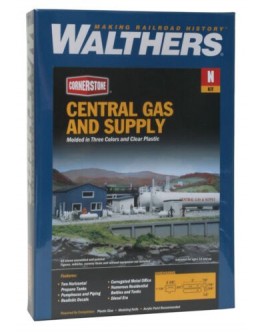 WALTHERS CORNERSTONE N BUILDING KIT  9333213 CENTRAL GAS & SUPPLY
