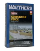 WALTHERS CORNERSTONE HO BUILDING KIT  9333632 CORRUGATED FENCE