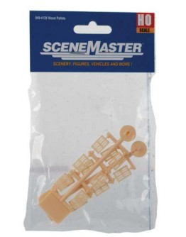 WALTHERS SCENEMASTER HO ACCESSORIES 9494129 WOOD PALLETS [12 ONLY]
