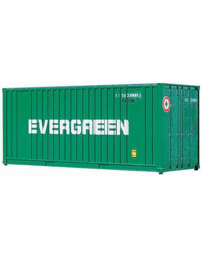 WALTHERS SCENEMASTER HO CONTAINER 9498002 20' RIB SIDE CONTAINER - EVERGREEN