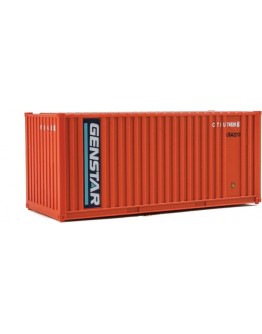 WALTHERS SCENEMASTER HO CONTAINER 9498003 20' RIB SIDE CONTAINER - GENSTAR