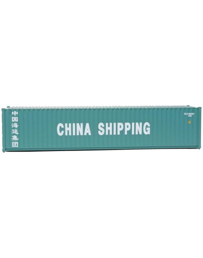 WALTHERS SCENEMASTER HO CONTAINER 9498151 40' RIB SIDE CONTAINER - CHINA SHIPPING