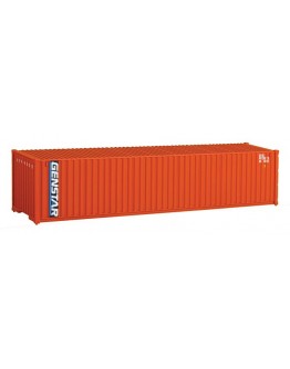 WALTHERS SCENEMASTER HO CONTAINER 9498152 40' RIB SIDE CONTAINER - GENSTAR