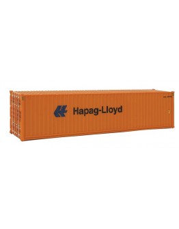 WALTHERS SCENEMASTER HO CONTAINER 9498254 40' HIGH CUBE CORRUGATED CONTAINER - HAPAG-LLOYD