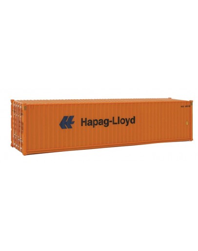 WALTHERS SCENEMASTER HO CONTAINER 9498254 40' HIGH CUBE CORRUGATED CONTAINER - HAPAG-LLOYD