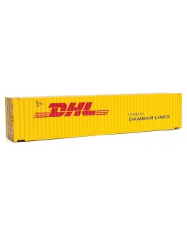 WALTHERS SCENEMASTER HO CONTAINER 9498560 45' CIMC CONTAINER - DHL POWERED BY DANMAR LINES