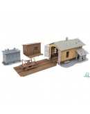 WALTHERS TRAINLINE HO BUILDING KIT  9310909 TRACKSIDE TOOL BUILDINGS