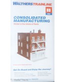 WALTHERS TRAINLINE HO BUILDING KIT  931903 CONSOLIDATED MANUFACTURING