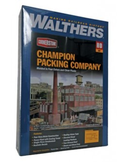 WALTHERS CORNERSTONE HO BUILDING KIT  9333048 CHAMPION PACKING PLANT
