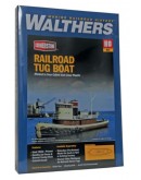 WALTHERS CORNERSTONE HO BUILDING KIT  9333153 RAILROAD TUG BOAT