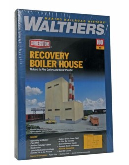 WALTHERS CORNERSTONE HO BUILDING KIT  9333901 RECOVERY BOILER HOUSE