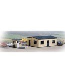 WALTHERS CORNERSTONE HO BUILDING KIT  9333517 OFFICE AND GUARD SHACK